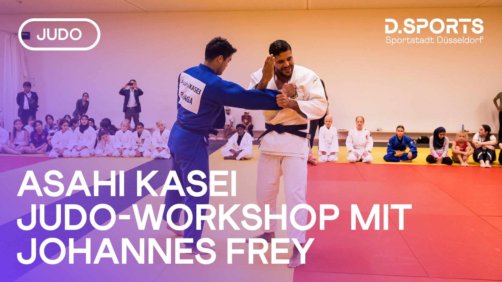Auf der Matte mit Olympia-Held Johannes Frey*Asahi Kasei Judo-Workshop 2023