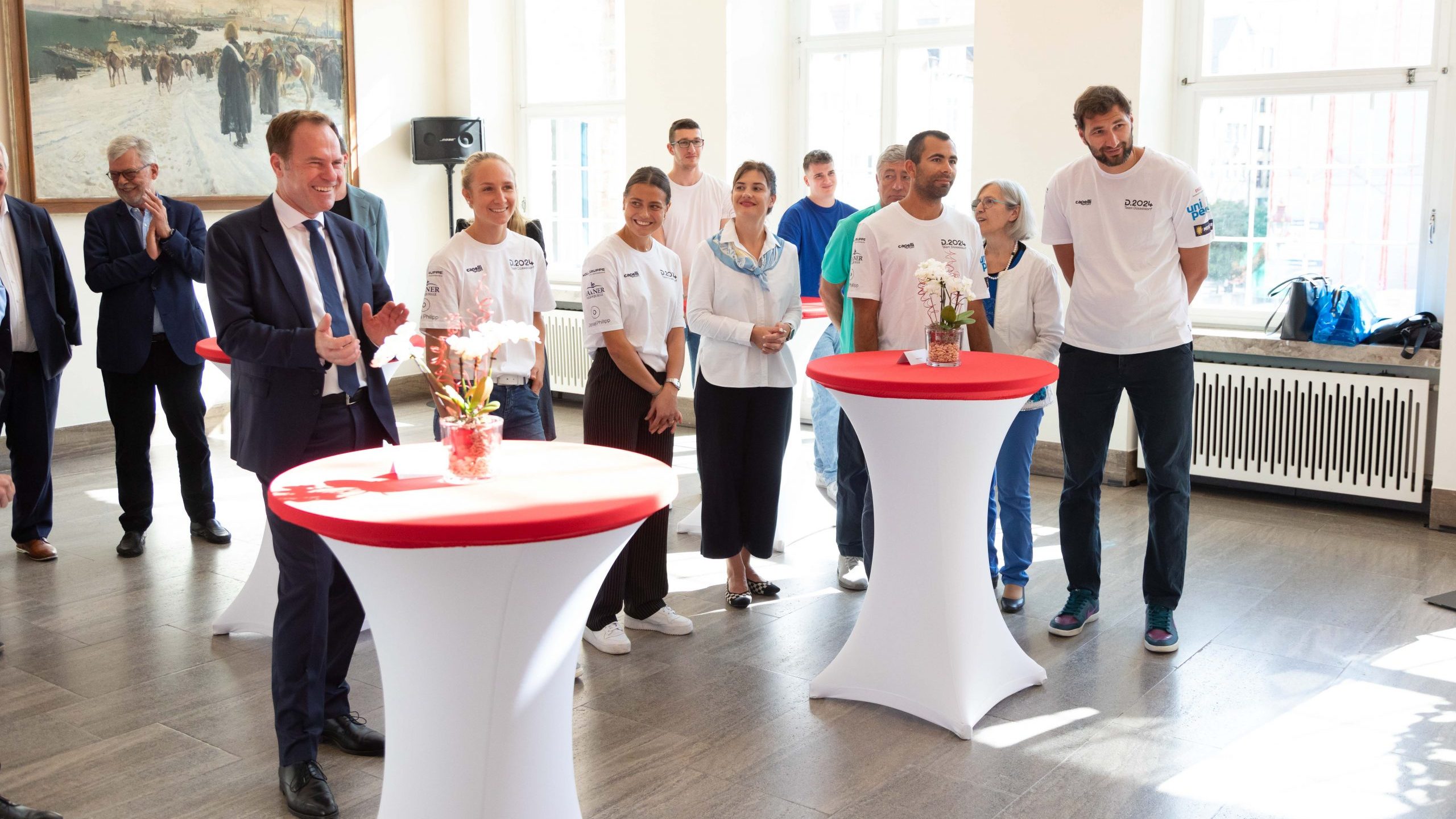 Rathaus-Empfang für EM-Medaillengewinner*Vier Athlet:innen aus Team Düsseldorf geehrt